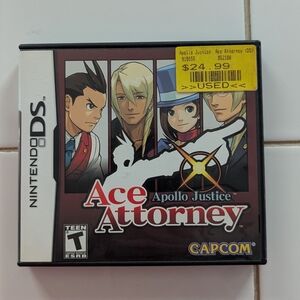 Nintendo DS Ace Attorney Apollo Justice CIB